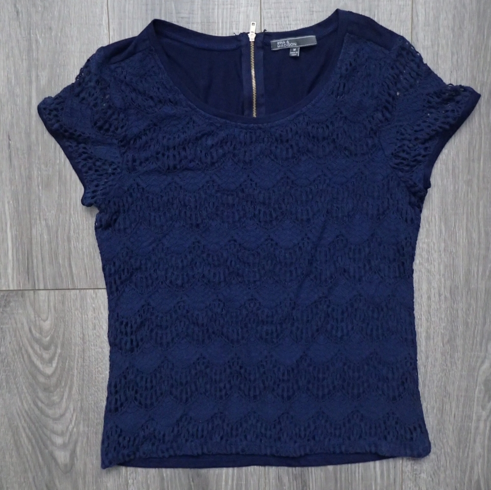 89th and Madison Cap-Sleeve Top